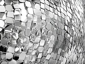 Shiny Mirror Ball Close Up