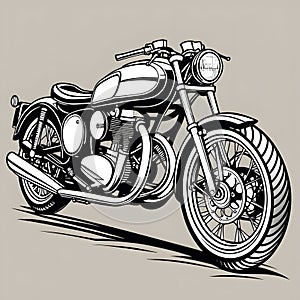 shiny motorbikes for locomotion, AI-Images