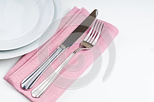 Shiny new cutlery, silverware