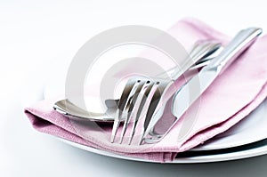 Shiny new cutlery, silverware