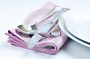 Shiny new cutlery, silverware