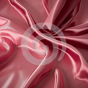 Shiny Pink Silk Taffeta Sheet With 3d Texture - Les Nabis Inspired