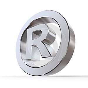 Shiny Registered Trademark Symbol