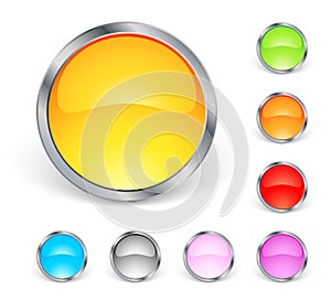 Shiny round icons