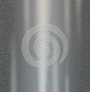 Shiny scrathced metal texture background photo
