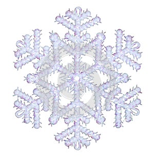Shiny snowflake