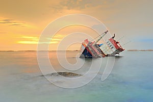 Ship aground