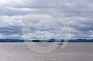 Ship on the Amur River