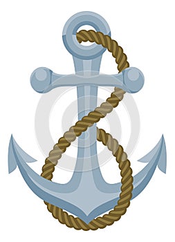 Ship Anchor Boat Rope Nautical Illustration