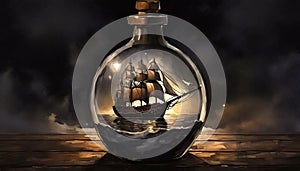 ship in a bottle