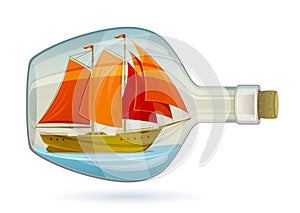 Ship in a bottle