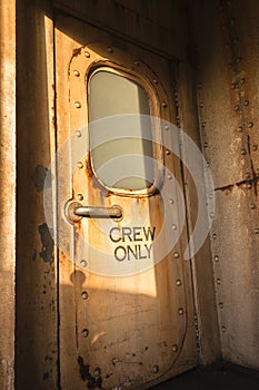 Ship Cabin Door Rivets