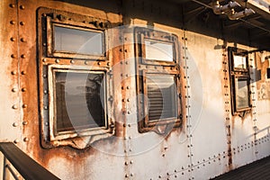 Ship Cabin Porthole Rivets