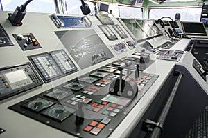 Ship captain control room
