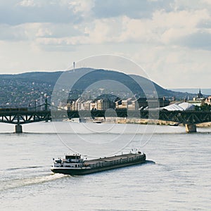 Ship at the Danube