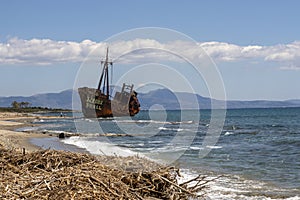 Ship Dimitrios wreck