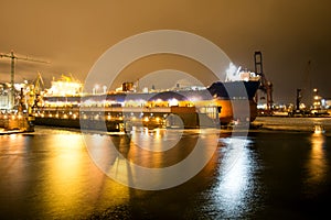 Ship at the dock