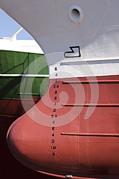 Ship In Drydock Abstract