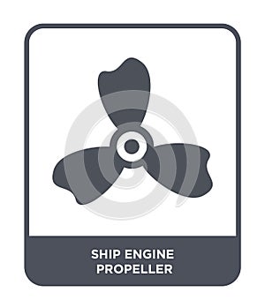 ship engine propeller icon in trendy design style. ship engine propeller icon isolated on white background. ship engine propeller
