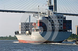 Ship Enters Port