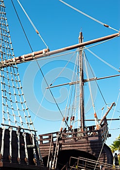 Ship foremast and cordage