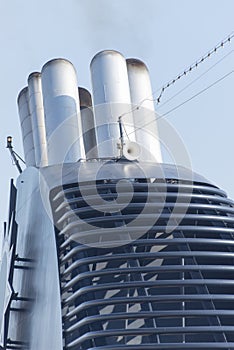 Ship funnel photo