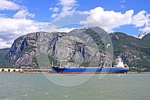 Ship in the Howe Sound