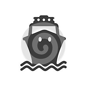 Ship icon vector