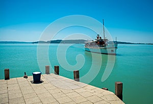 Ship On Lake Balaton