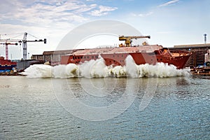 Ship launching