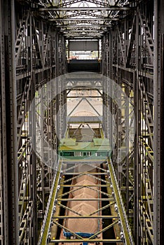 ship lift construction Niederfinow