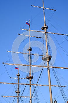 Ship Masts, ocean