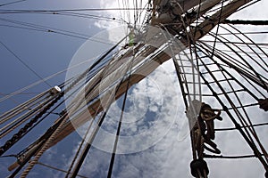 ship masts and rigging