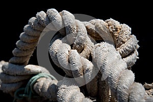 Ship mooring strong rope