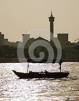 Ship in Port Said in Dubai UAE