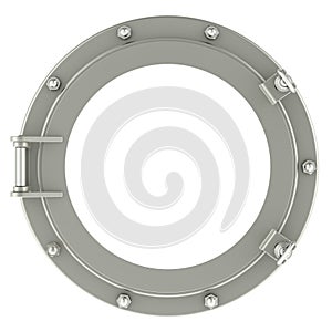 Ship porthole, 3D rendering