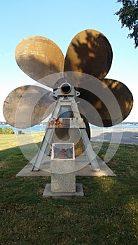 Ship Propeller at SUNY Maritime College NYC