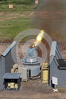Ship quick-firing cannon
