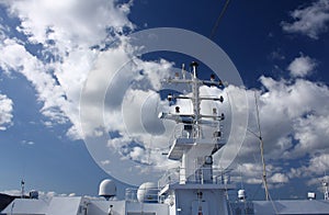 Ship radar and gps equipment