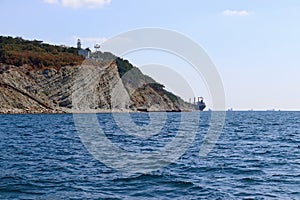 The ship ran aground in a storm on the Black Sea