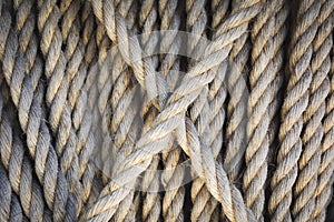 Ship Rope Texture Close Up