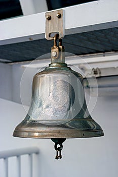 The ship`s bell.