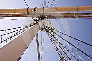 Ship's Mast and Yard Arm photo