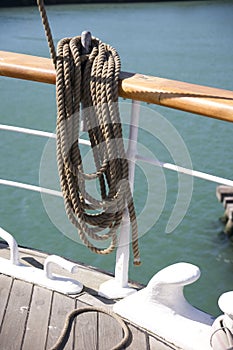 Ship's Riiging and Cordage Detail