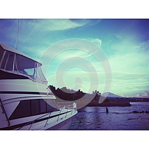 Ship and sky, kapal dan langit photo