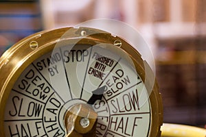 Ship - engine order telegraph. photo