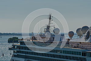 ship with upper deck details