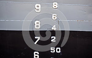 Ship water level indicator