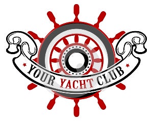 Ship wheel banner