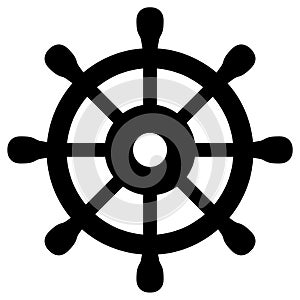 Ship wheel vector eps Hand drawn, Vector, Eps, Logo, Icon, silhouette Illustration by crafteroks for different uses.
